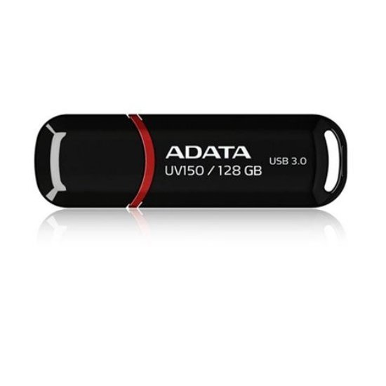 Pomnilnik USB FLASH DRIVE, 128GB, ADATA UV150 Black AD,AUV150-128G-RBK, črna