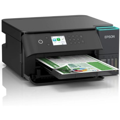 Multifunkcijski tiskalnik EPSON EcoTank L6360, tisk/skener/kopija, 4800x1200, USB, LAN, WiFi, črn