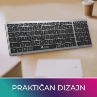 OCTIO Style K290WBT brezžična tipkovnica, Bluetooth, črna