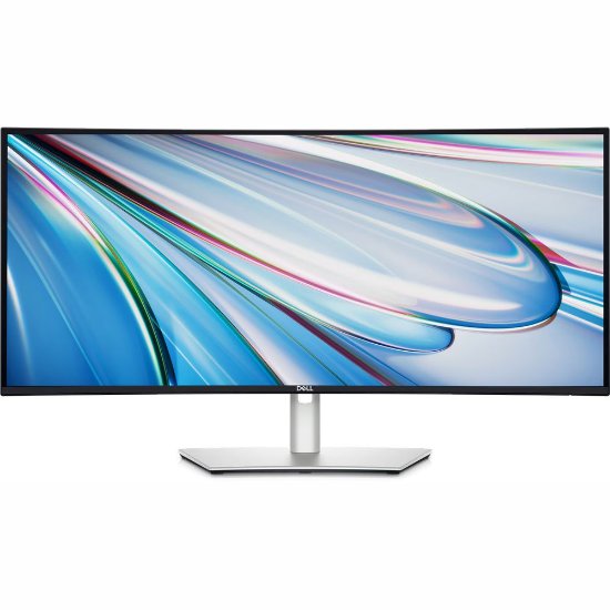 Premium monitor 34" DELL U3425WE, UWQHD, IPS, 120Hz, 5ms, 300cd/m2, ukrivljen, zvočniki, srebrn