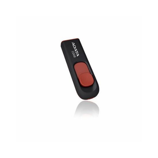 USB ključek FLASH DRIVE, 32 GB, ADATA C008 Black AD, AC008-32G-RKD, črna