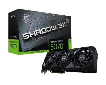 Grafična kartica MSI GeForce RTX 5070 12G SHADOW 3X OC, 12GB GDDR7