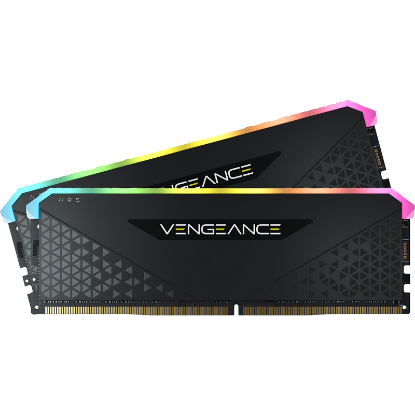 RAM pomnilnik PC4-25600, 16GB, CORSAIR Vengeance RGB RS CMG16GX4M2E3200C16, DDR4 3200MHz, kit 2x8GB