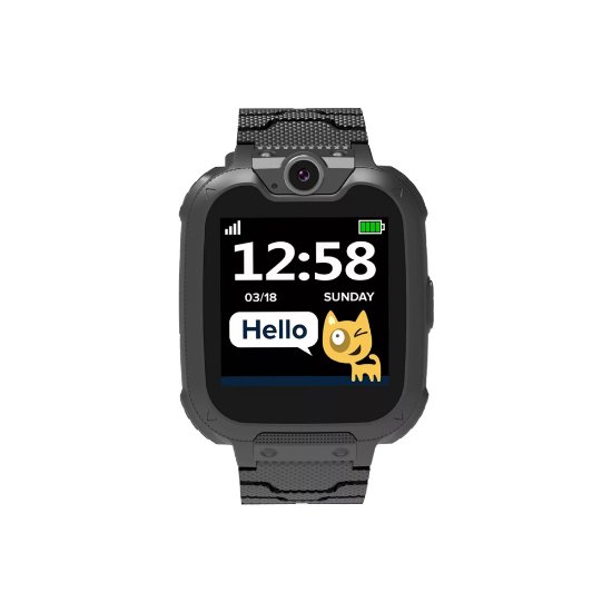 Otroška pametna ura CANYON Tommy KW-31, sprejemanje in pošiljanje klicev, pošiljanje SMS-ov, kamera, igre, črna