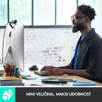 Tipkovnica LOGITECH MX Keys mini, brezžična, BT, siva