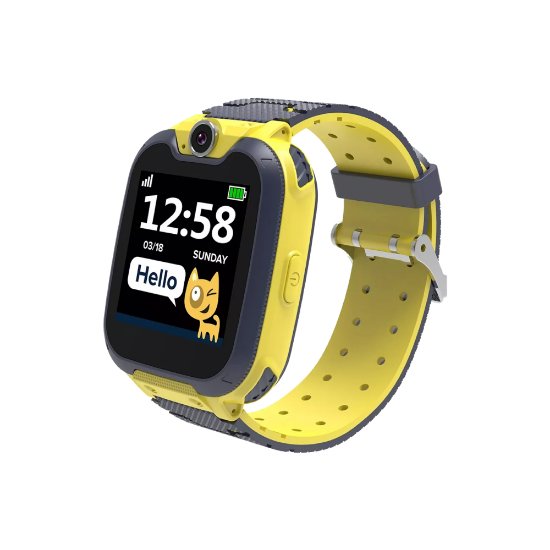 Otroška pametna ura CANYON Tommy KW-31, sprejemanje in pošiljanje klicev, pošiljanje SMS-ov, kamera, igre, rumena