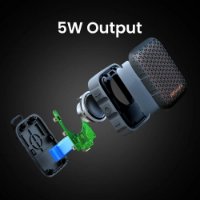 Zvočnik HIFUTURE Pocket S, bluetooth, vodoodporen, 5W, sivo-moder