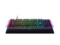 Tipkovnica RAZER BlackWidow V4, mehanička, Green switch, RGB, SLO/HR/US Layout, črna, USB