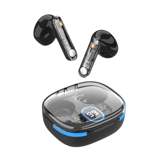 slušalke WHITE SHARK GEB-TWS37 Hyperbeat, in-ear, brezžične, bluetooth, črne