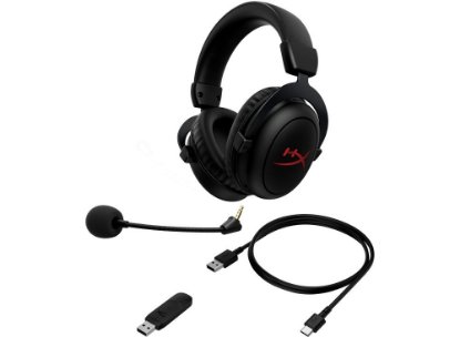 slušalke HyperX Cloud Core II Wireless, brezžične, črne