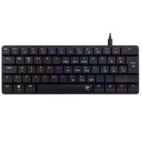 Tipkovnica WHITE SHARK GK-006112 Nagamaki, RGB, crveni switch, mehanička, UK/SLO/HR, USB, črna
