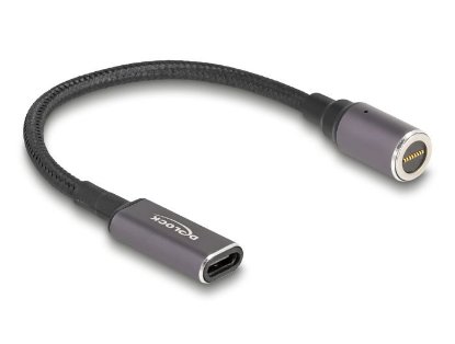 Kabel DELOCK USB-C (Ž) na 8-pin magnetski, za polnjenje laptopa