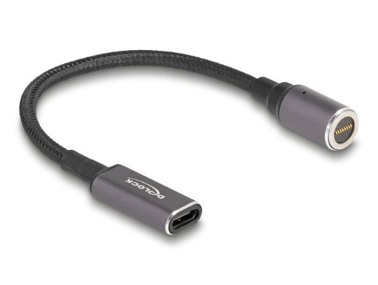 Kabel DELOCK USB-C (Ž) na 8-pin magnetski, za polnjenje laptopa