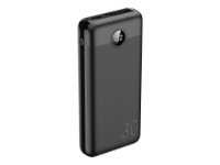 Mobilni USB Polnilec VEGER L30, 30000 mAh, črni