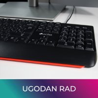 Tipkovnica OCTIO K201U, črna, USB