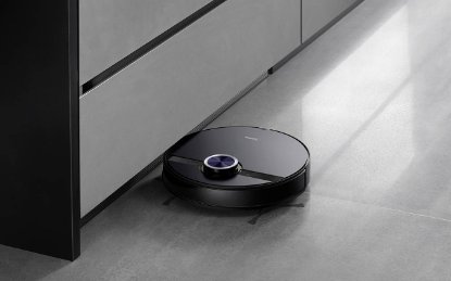 Robotski sesalnik MIDEA S8+, sa postajo za samopražnjenje, črni