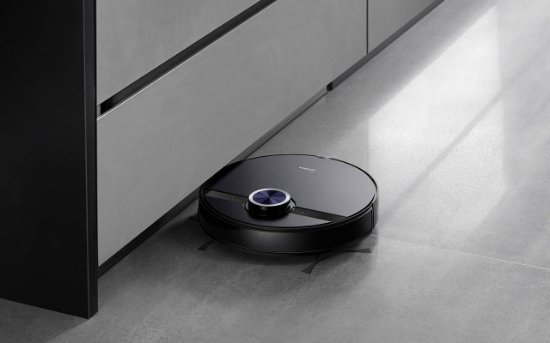 Robotski sesalnik MIDEA S8+, sa postajo za samopražnjenje, črni