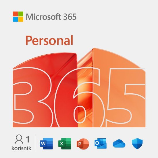 Office MICROSOFT 365 Personal, letna naročnina