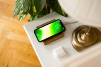 Brezžični polnilec TREED Sandy Oak Qi, 15W, MagSafe