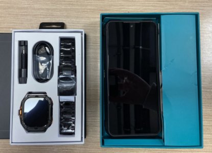 OPEN BOX - Mobilni telefon CUBOT KingKong 11, 6,72", 16GB, 256GB, Android 15, črn + Pametna ura CUBOT GT3 Amoled, črna