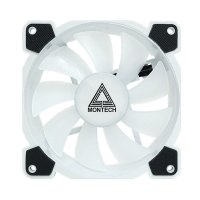 Ventilator MONTECH Z3 Pro ARGB, PWM, 120mm, 1500 okr/min, RGB, krmilnik, beli, 3 komada