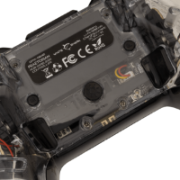 Gamepad WHITE SHARK Praetorian GPW-8040, brezžični, PC/PS4, prozoren