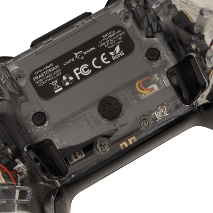 Gamepad WHITE SHARK Praetorian GPW-8040, brezžični, PC/PS4, prozoren