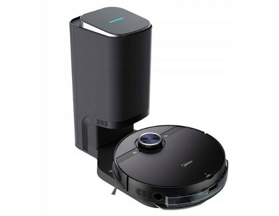 Robotski sesalnik MIDEA S8+, sa postajo za samopražnjenje, črni