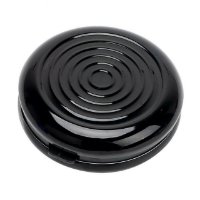 Denarnica za EUR kovance, aluminijasta, črna