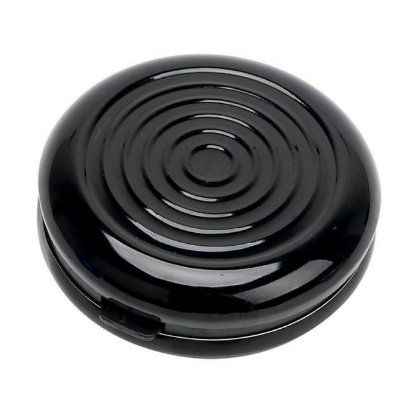 Denarnica za EUR kovance, aluminijasta, črna