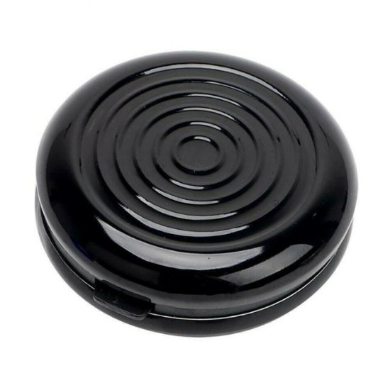 Denarnica za EUR kovance, aluminijasta, črna