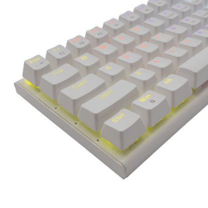 Tipkovnica WHITE SHARK GK-002212V2 Wakizashi-2, RGB, rdeči switch, mehanska, UK/HR, bela