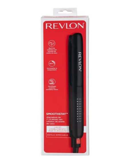 Likalnik za lase REVLON Coconut Oil, 10 LED nastavitev, 50 W, 235 °C, črna