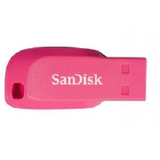 Pomnilnik USB FLASH DRIVE, 16 GB, SANDISK Cruzer Blade, SDCZ50C-016G-B35PE, roza