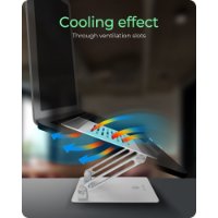 Stojalo za prenosni računalnik ICY BOX IB-NH300, do 17", sivo.