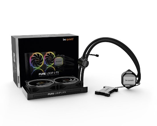 Vodno hlajenje BE QUIET Pure Loop 2 FX 240mm, ARGB, CPU hlađenje, za Intel i AMD