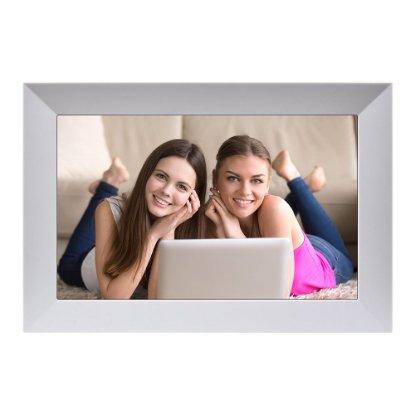 Digitalni okvir za fotografije YIO18A-10.1W, 10.1" zaslon, microSD, WiFi, bel