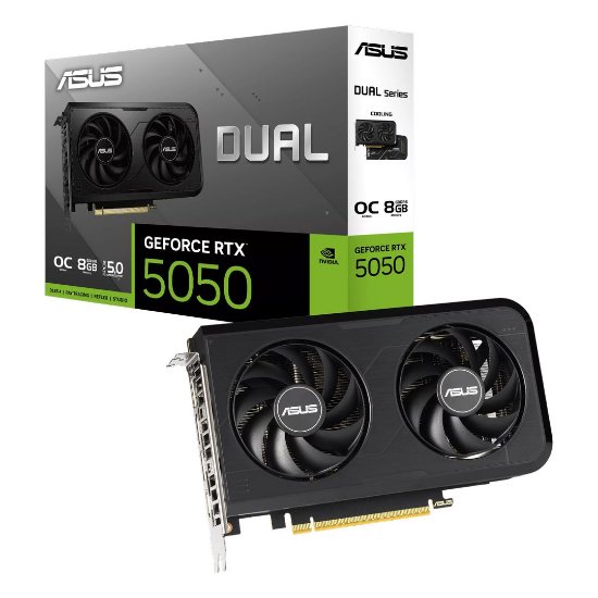 Grafična kartica ASUS GeForce RTX 5050 Dual OC, 8GB GDDR6