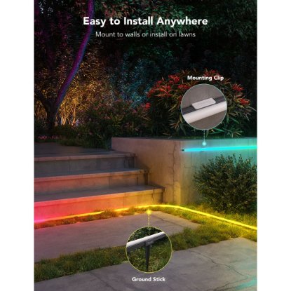 LED trak GOVEE RGBIC Outdoor Neon Strip Lights, zunanji, 10M
