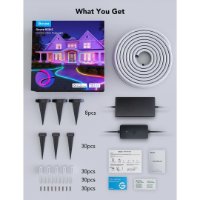 LED trak GOVEE RGBIC Outdoor Neon Strip Lights, zunanji, 10M