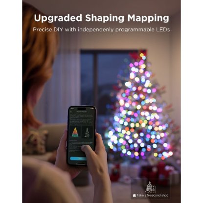 Dekorativne LED lučke GOVEE Christmas Sparkle String Lights, 20M