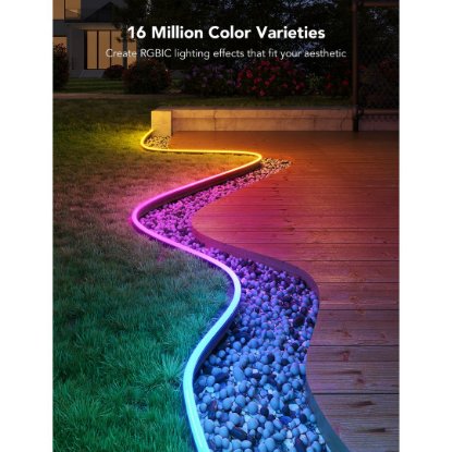 LED trak GOVEE RGBIC Outdoor Neon Strip Lights, zunanji, 10M