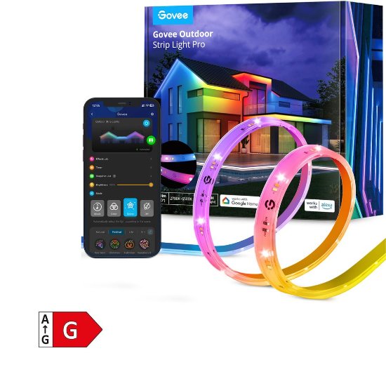 LED trak GOVEE Outdoor Strip Light Pro, zunanji, 10M