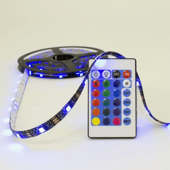 LED trak WHITE SHARK Helios-3, RGB, USB, daljinski upravljalnik, 3m