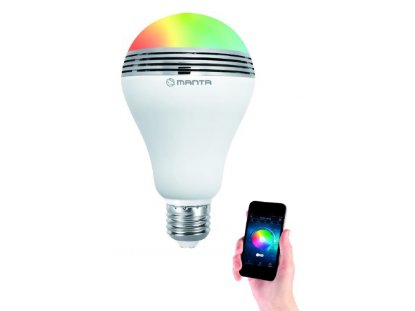 Pametna LED žarnica MANTA DLB002, disco način, Bluetooth