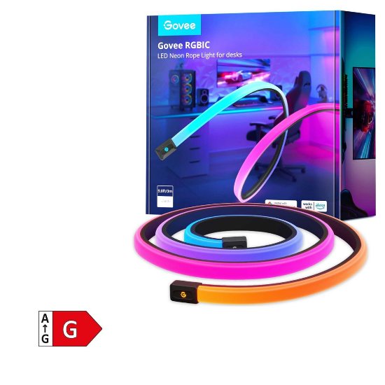LED trak GOVEE RGBIC Led Neon Rope Light, za mizo, 3M