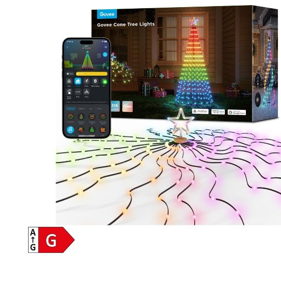 Dekorativne LED lučke GOVEE Cone Tree Lights