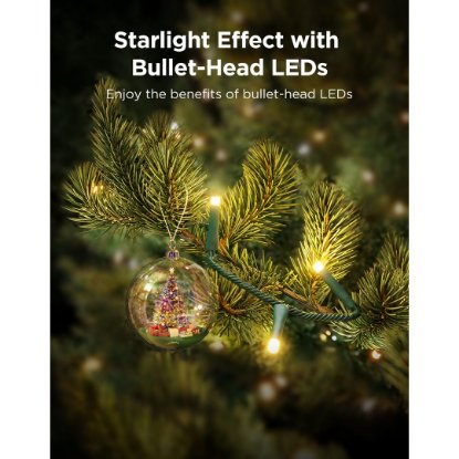 Dekorativne LED lučke GOVEE Christmas Sparkle String Lights, 20M