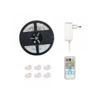 LED trak KSIX BXLEDST5M21, možnost rezanja, 1000 lumnov, CCT bela, daljinski upravljalnik, 5m