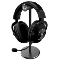 Slušalke LOGITECH Gaming G PRO X, 7.1, črne, stojalo